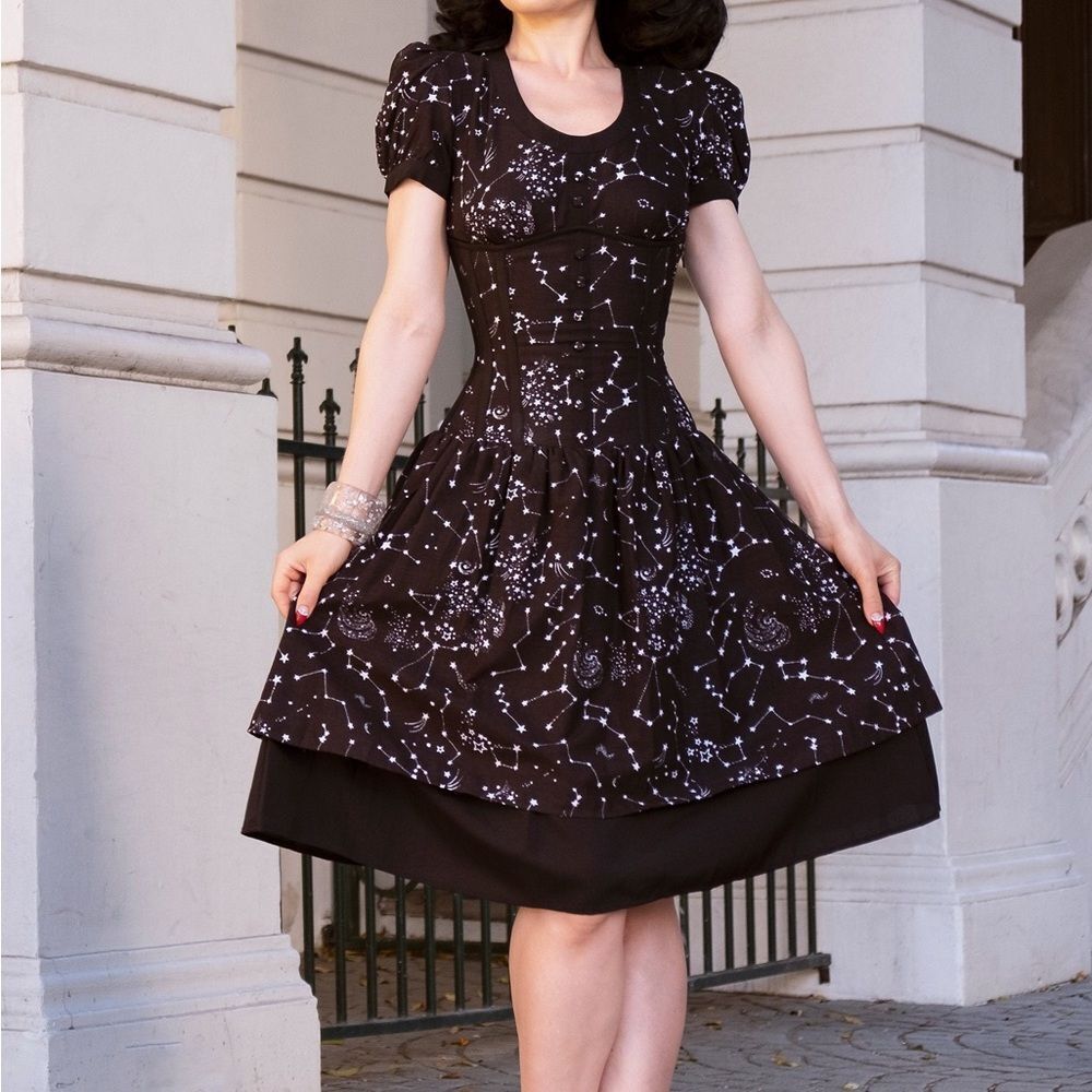 Elegant Black Midi Dress
